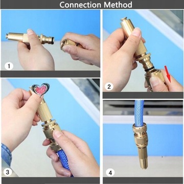 Латунный соединитель садового шланга для орошения G1/2 G3/4