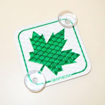 GREEN LEAF REFLECTION для юного водителя MINI, 7 см