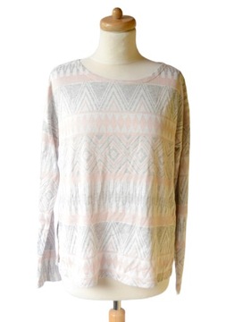 Sweter Oversize Wzory Aztec NOWY L Azteckie Only