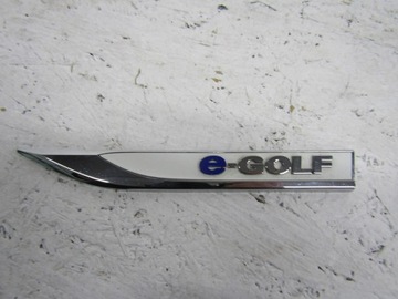 VW Golf VII E-Golf emblemat błotnika prawego