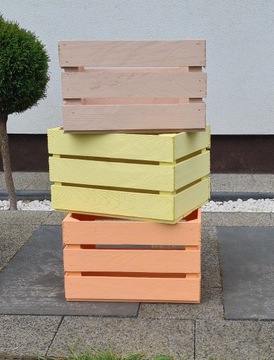 Декоративная деревянная коробка цвета 40x30x25