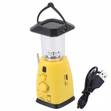 LAMPKA TURYSTYCZNA DYNAMO SOLAR AKUMULATOR BATER