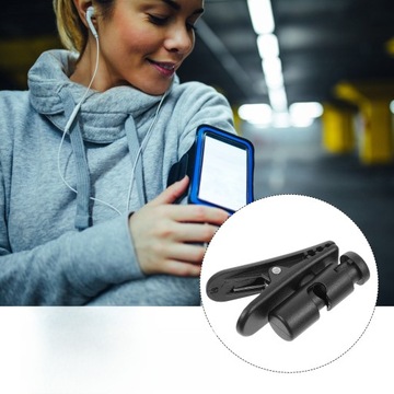 ЗАЖИМ ДЛЯ КАБЕЛЯ НАУШНИКОВ, ЗАГЛУШКИ ДЛЯ НАУШНИКОВ 8 ШТ.