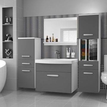 Мебель для ванной комнаты с ЗЕРКАЛОМ и РАКОВИНОЙ