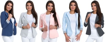 723_ XXL/44 КЛАССИЧЕСКИЙ ПИДЖАК ИЗ ХЛОПКА ЦВЕТА