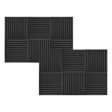 12 шт./упак. Студийные пены Звукоизоляционная пена