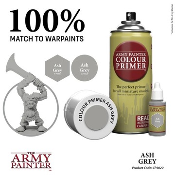 Army Painter 3029 Primer Ash Grey 400 мл серый аэрозольный грунт для моделей AP