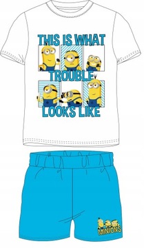 PIŻAMA CHŁOPIĘCA MINIONKI KRÓTKI RĘKAW - 122