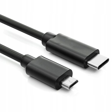 КАБЕЛЬ ПЕРЕХОДНИКА USB-C НА MICRO-USB, БЫСТРЫЙ, 1 м