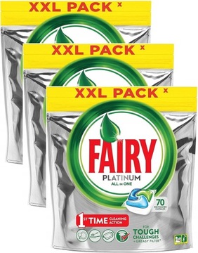 FAIRY PLATINUM ВСЕ В ОДНОМ 210 ШТ. КАПСУЛЫ ДЛЯ ПОСУДОМОЕЧНОЙ МАШИНЫ ТАБЛЕТКИ