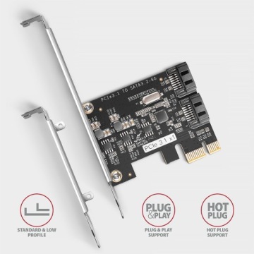 PCES-SJ2 Контроллер PCIe, 2 внутренних порта и