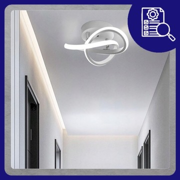 СВЕТОДИОДНЫЙ ПОТОЛОЧНЫЙ ПОДВЕСНОЙ СВЕТИЛЬНИК САМОЛЕТНАЯ ЛЮСТРА СОВРЕМЕННАЯ 24 Вт БЕЛЫЙ ЛОФТ ДЛЯ ГОСТИНОЙ