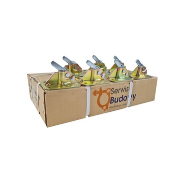 Żabka zacisk wzmacniany sprężynowy budowlany ocynk 150x