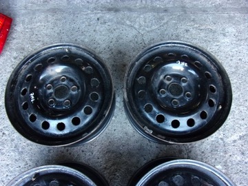 4× DISK OCELOVÝ VOLKSWAGEN OE 7M0601027J 7.0" X 16" 5X112