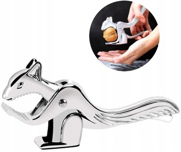 SOLID GRANDPA Металлическая хлопушка-белка ХРОМ ДЛЯ РАСКРЫТИЯ ОРЕХОВ