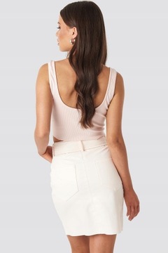 NA-KD РОЗОВАЯ КОЖАНАЯ ЮБКА 34 XS 1ACV