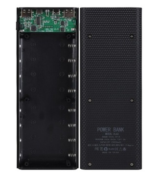 Чехол PowerBank на 8 ячеек 18650 USB C На резьбе