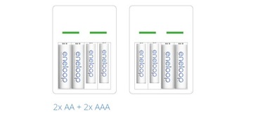 ЗАРЯДНОЕ УСТРОЙСТВО ENELOOP AA/AAA R6/R3 ENELOOP 2000AH