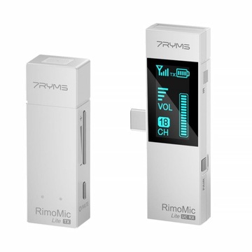 BEZPRZEWODOWY MIKROFON KRAWATOWY DLA ANDROID USB-C