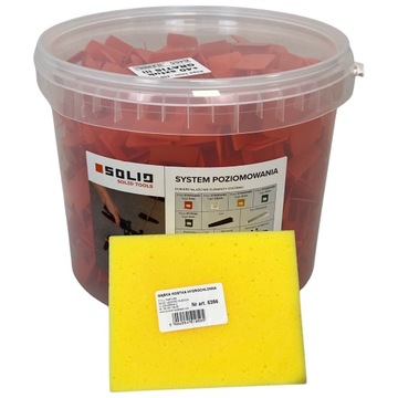 SYSTEM POZIOMOWANIA PŁYTEK SOLID KLIPSY 1mm 440szt