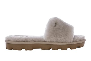 Klapki damskie UGG COZETTE kapcie z futerkiem modne szary wygodne r. 36