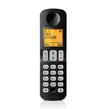 Беспроводной стационарный телефон PHILIPS D400 для дома и офиса D4001B/53