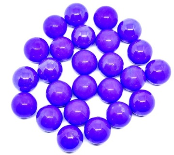 KULKI SZKLANE FI.16MM NIEBIESKIE 25SZT KAMIEŃ BLUE