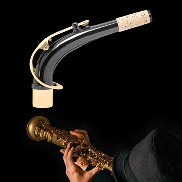 Гриф для альт-саксофона E Плоский гриф для альт-саксофона согнут в форме локтя для золотого цвета