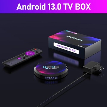 H96 Max Smart TV Box Android 13 Rockchip RK3528 с поддержкой 8K HD Wifi6 64 ГБ