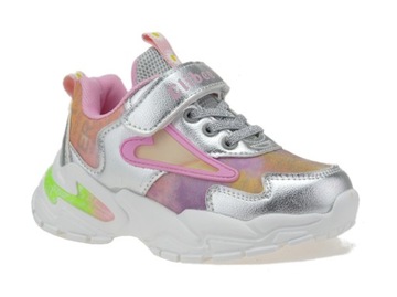 КРОССОВКИ, ДЕВОЧКИ, ДЕТСКИЕ СПОРТИВНЫЕ КРОССОВКИ, ЛЕГКИЕ CLIBEE, размер 27