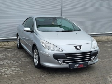 Peugeot 307 II Cabrio 2.0 HDi 16V FAP 136KM 2006 Peugeot 307 CC Skóra, Nawigacja, Komputer, zdjęcie 14