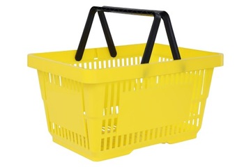 Корзина для покупок 22 литра /ЖЕЛТАЯ/