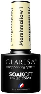 HYBRID POLISH MARSHMALLOW 1 CLARESA Цвет ванили Суперстойкость