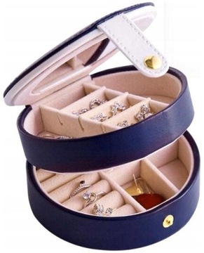 Szkatułka Pudełko Organizer Na Biżuterię kuferek