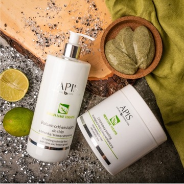 Бальзам для ног Apis Fresh Lime terapis с лаймом и тайской травой 500 мл