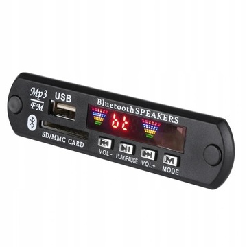 МОДУЛЬ BLUETOOTH-ПЛЕЕРА MP3 AUX РАДИО ПУЛЬТ ДУ USB