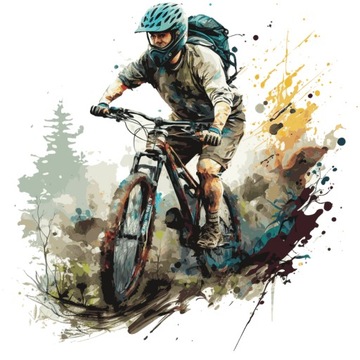 Naprasowanka Rower bicycle rowerzysta 3