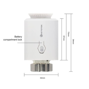 Термостатическая головка Умный термостат Smart ZigBee TUYA