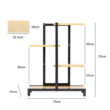 Подставка для цветов, металлическая подставка для цветов, растений, 4 уровня Оазис