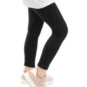 1x legginsy getry dziewczęce MORAJ czarne 134-140