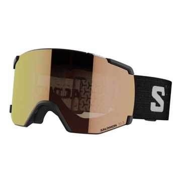 GOGLE NARCIARSKIE SALOMON S/VIEW PHOTO ML BLACK RED S1-S3 472511