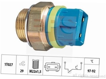 EPS 1.850.145 PŘEPÍNAČ TERMICKÝ VENTILÁTOR CHLADIČŮ