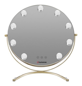 Зеркало для макияжа Humanas HS-HM03 со светодиодной подсветкой Hollywood