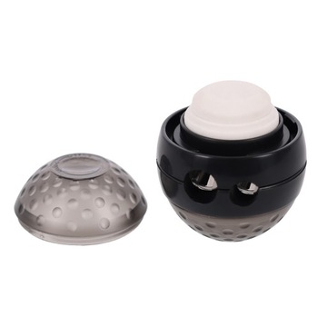 Temperówka Strigo na dwie grubości ołówków i kredek z gumką Kula