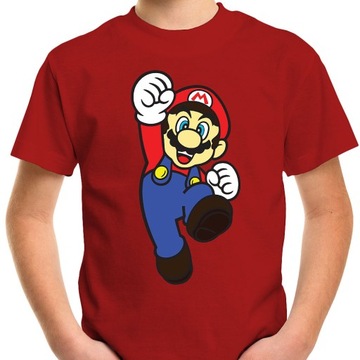 T-SHIRT KOSZULKA DLA DZIECKA MARIO KART 128 SUPER JAKOŚĆ