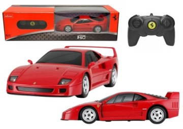 Автомобіль на радіокеруванні авто RC FERRARI F40 1:24 червоні пульт 2.4 г (новий з дефектом)