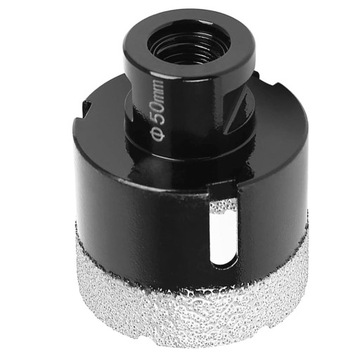 АЛМАЗНАЯ КОРОНКА СВЕРЛО 50 мм M14 ДЛЯ ПЛИТКИ ГЛАЗУРЬ КАМЕНЬ