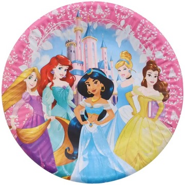 Talerzyki Procos Disney Księżniczki Disneya u 19,5 cm 15 szt.