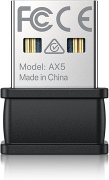 Karta Sieciowa Wi-Fi 6 USB AX300 286Mbit/s 2,4 GHz BrosTrend