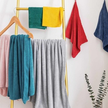 Быстросохнущее полотенце 30х30, темно-синее, микрофибра.